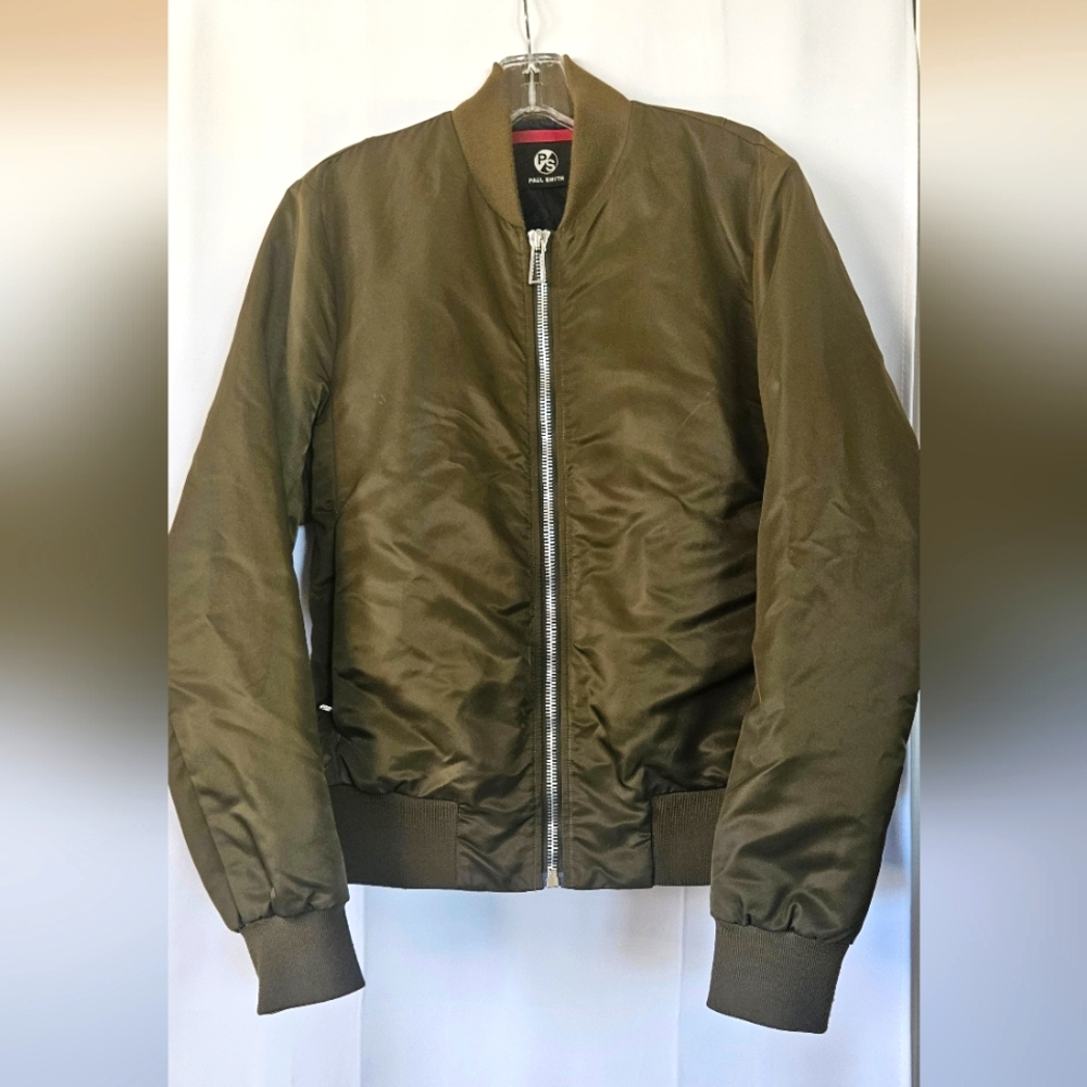 Paul Smith Mens Nylon‎ Quilted Bomber Jacket Size S